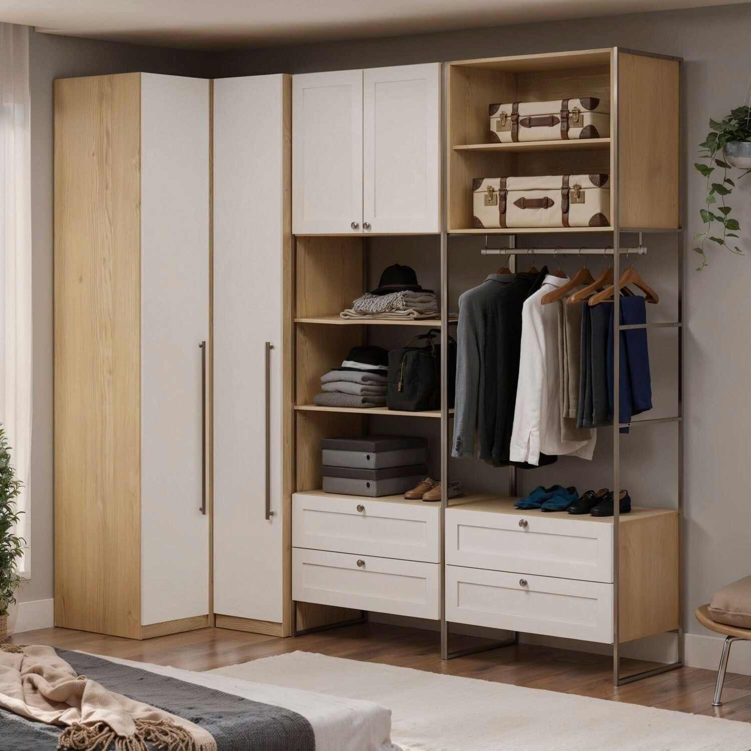 Guarda-Roupa Closet Modulado 100% Mdf Detalhes Provençal Infinity ...