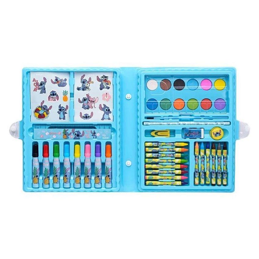 Estojo Maleta De Pintura Infantil Stitch 31331 Azul - Molin - imagem 3