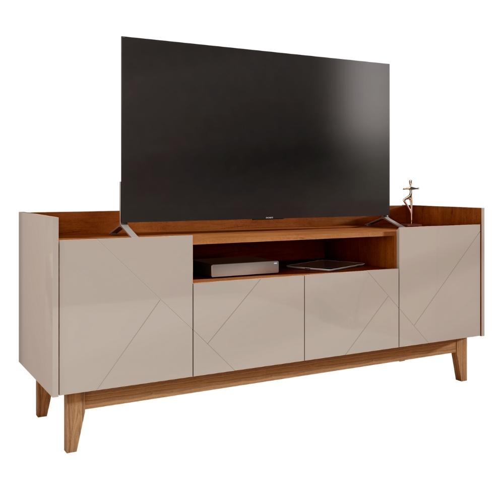 Rack Bancada Para Tv Até 60 Polegadas 1,58m 4 Portas Arena