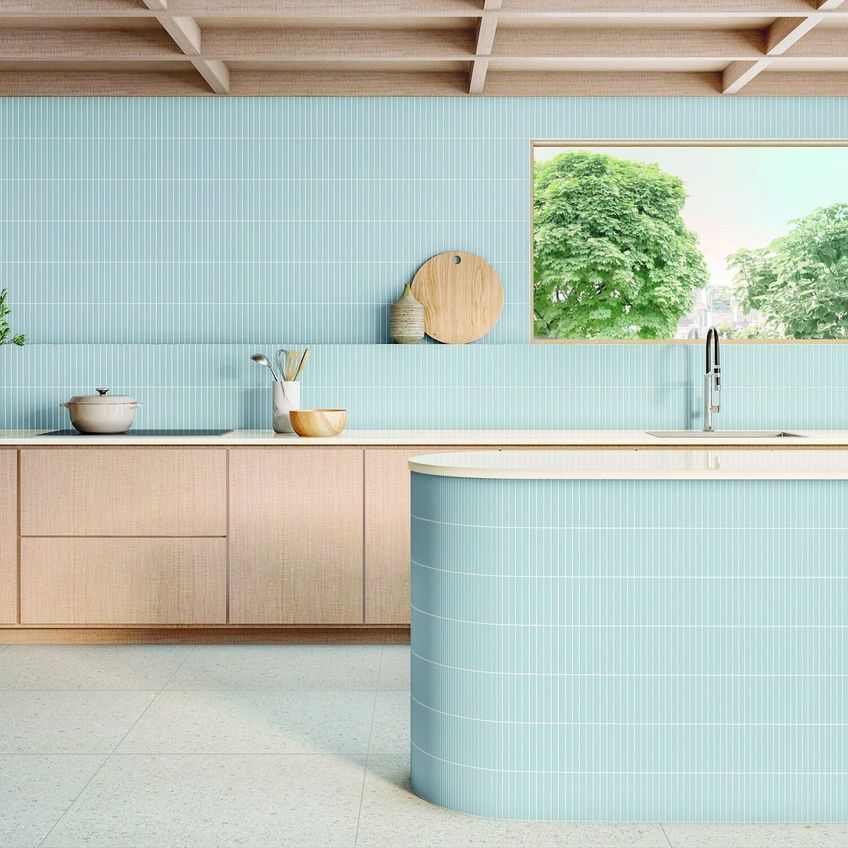 Porcelanato 29x30cm Telado Interno Externo Mate Botanique Portobello Azul - imagem 2
