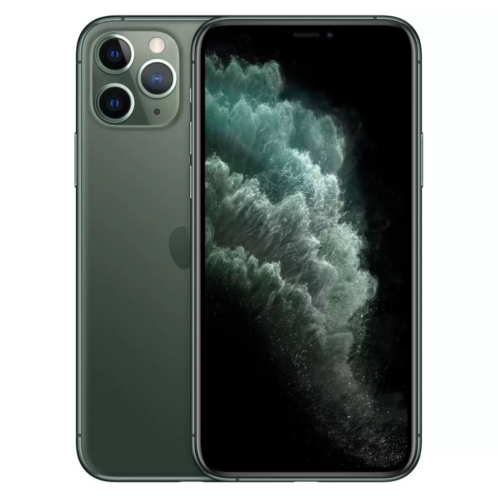 Usado: Iphone 11 Pro Max 256 Gb Verde - Sem Touch / Face Id