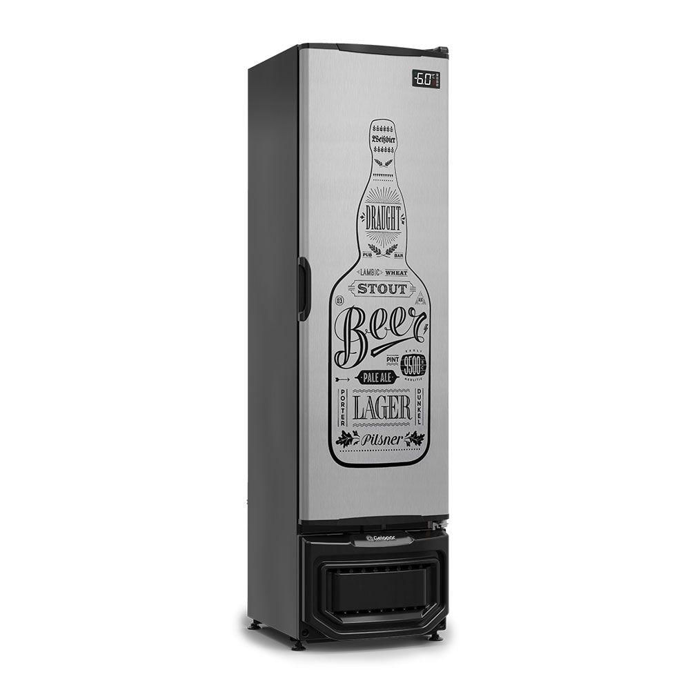 Geladeira/refrigerador 228 Litros 1 Porta Adesivado Porta de Chapa - Gelopar - 220v - Gcb-23e Gwti