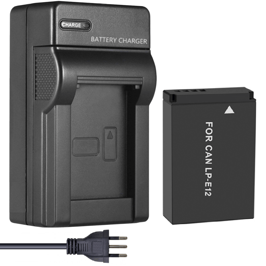 Kit Bateria Lp-e12 E Carregador Caboor Lp-e8 Usb