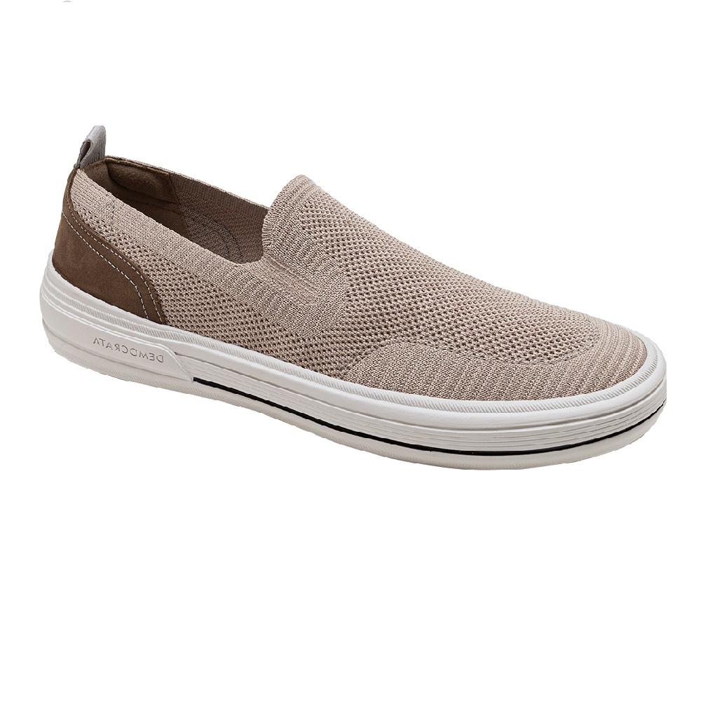 Sapatenis Democrata Clay Tecido/couro Ref 290303-2 Bege 39