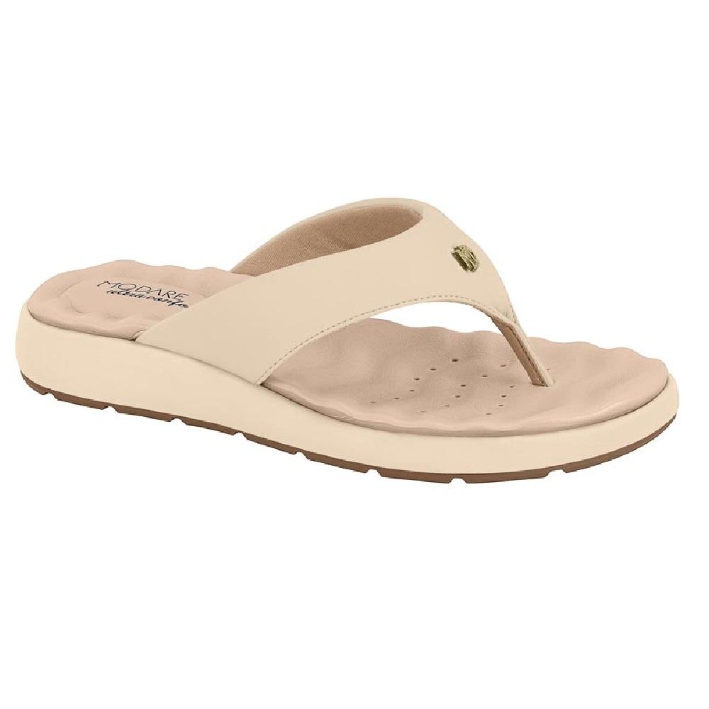 Chinelo Modare Ultraconforto Ref 7222.101.29516 Creme 40