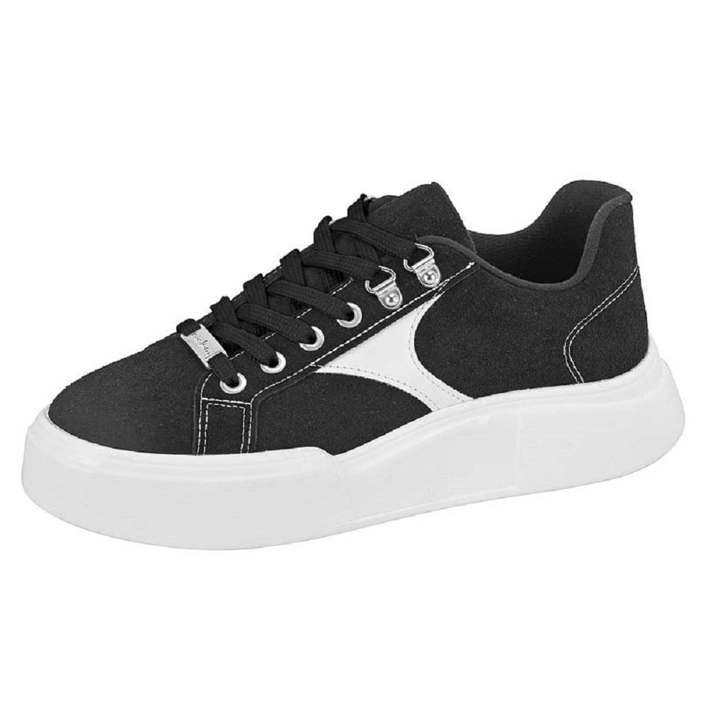 Tenis Moleca Casual Ref 5838.103.31422 Preto/branco 036