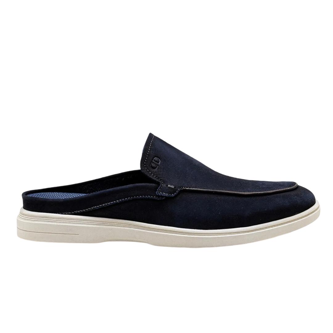 Mule Democrata Tulum Couro Ref 647102-1 Marinho 43