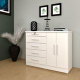 Cômoda 2 Portas 5 Gavetas - Istambul-neve - Tcil Móveis