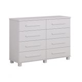 Cômoda Para Quarto 8 Gavetas - San Marino-branco - Móveis Leifer