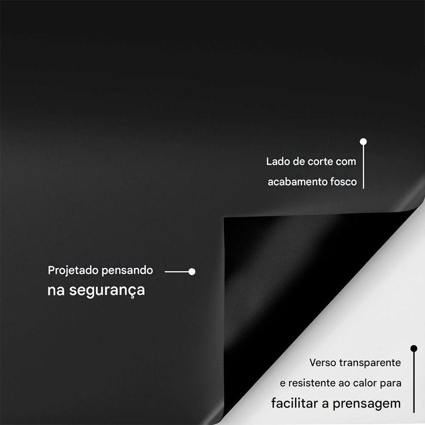 Transfer Termocolante Value Preto Cricut 30,5 X 1,5 Metro 01 Unid - imagem 3