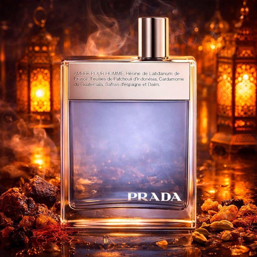 Prada Amber Pour Homme Eau De Toilette - Perfume Masculino 100ml