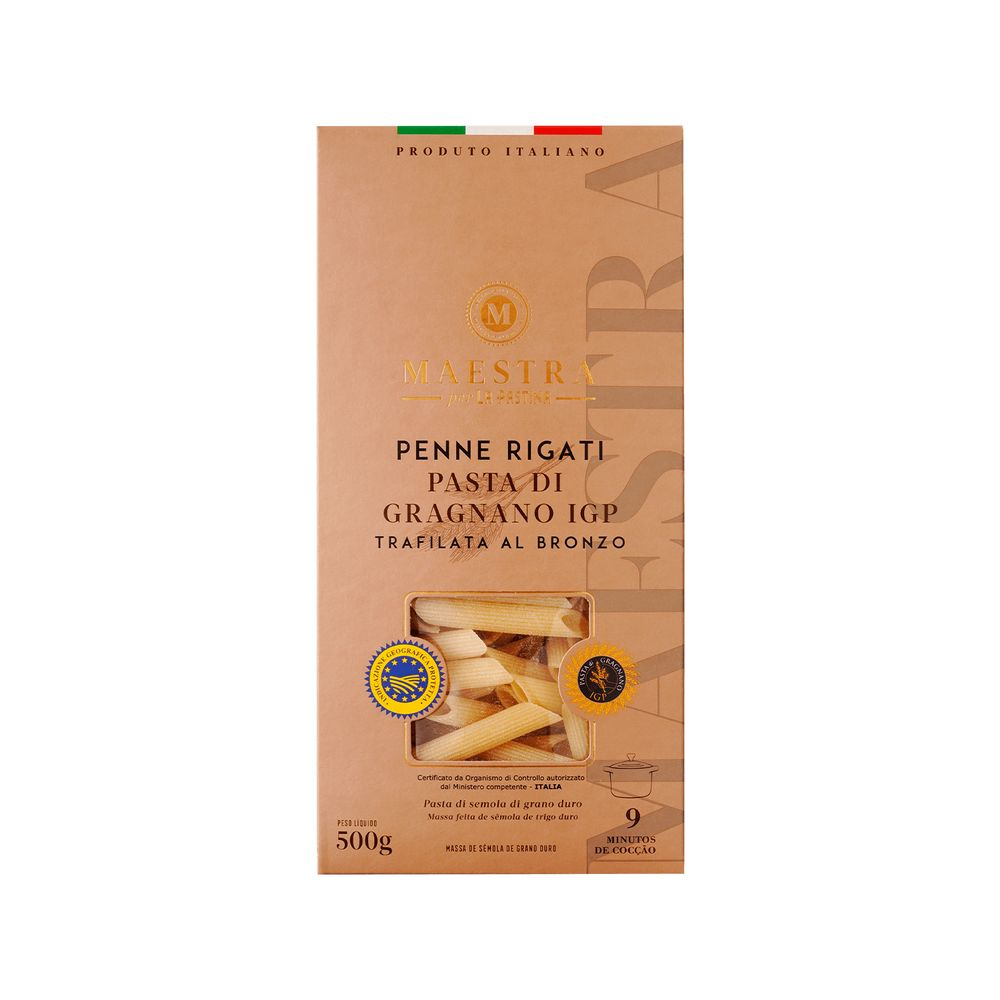 Macarrão Penne Rigati Dii Gragnano La Pastina 500g