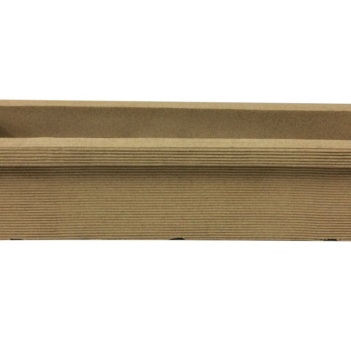 Floreira Para Jardim Retangular Grande Bege Granito