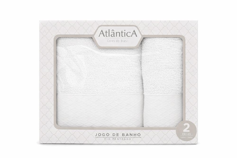 Jogo De Toalha Capri Off White - Atlantica