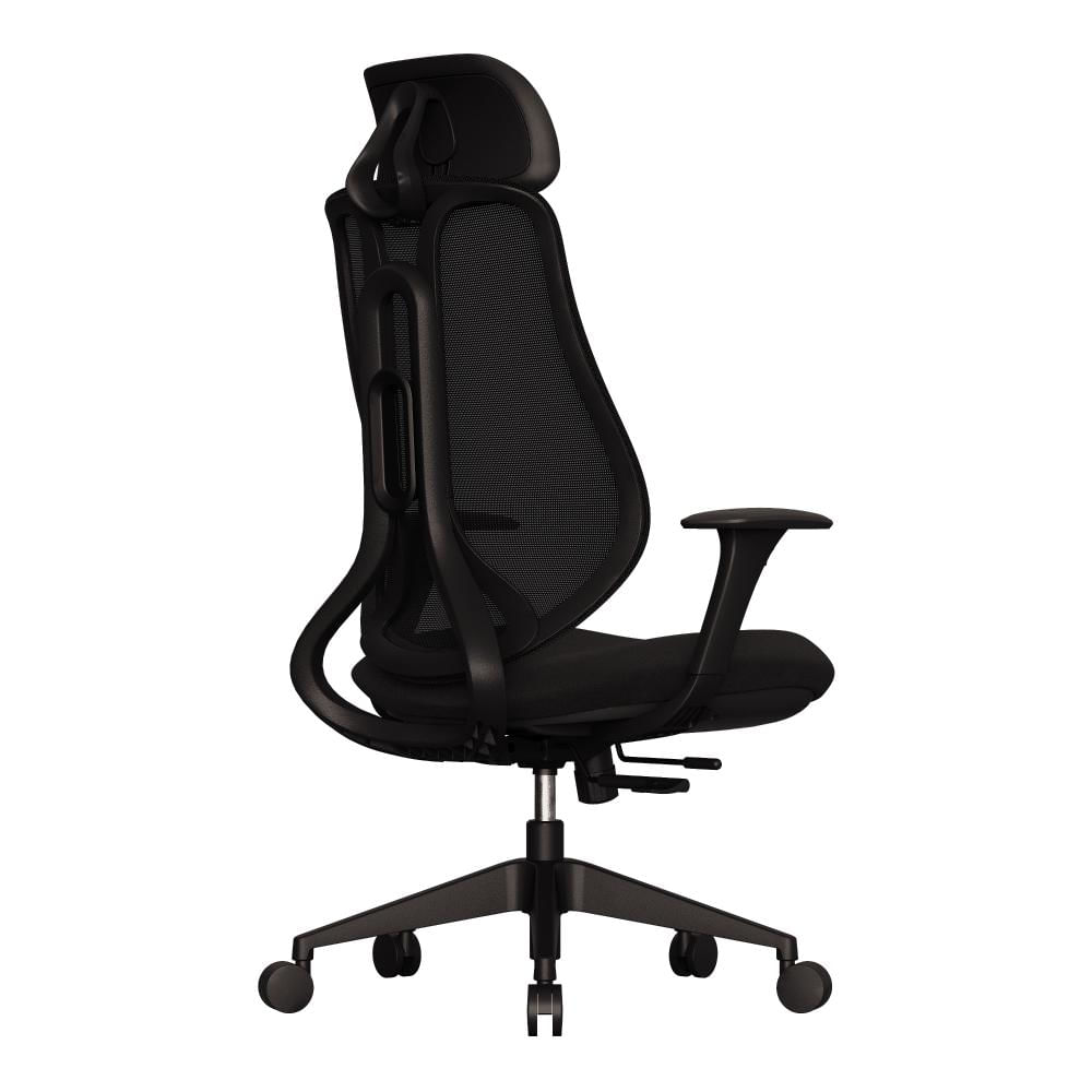 Cadeira Escritório Ergonômica Confortável Elements Galatea - Preto