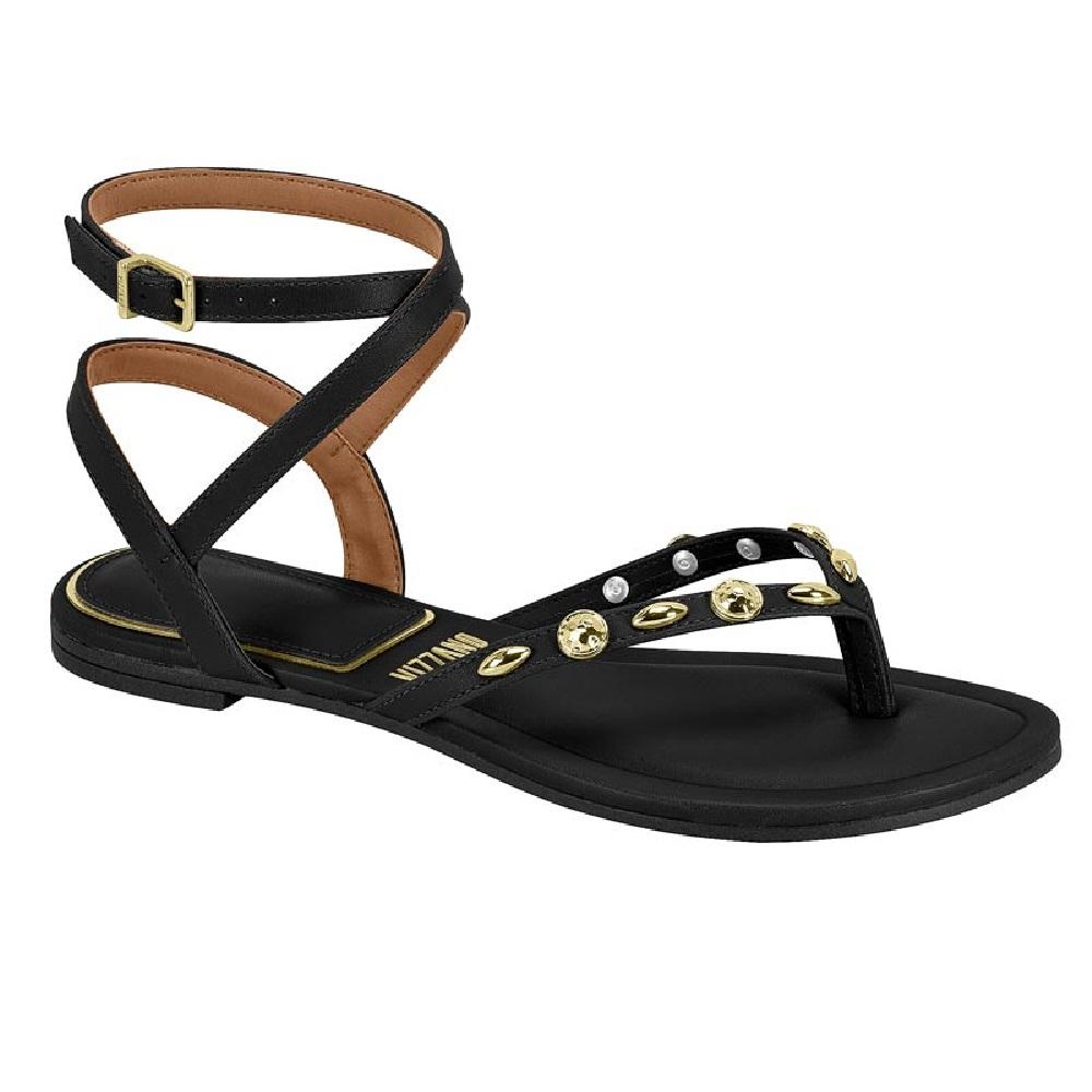 Sandalia Vizzano Rasteira Ref 6528.108.7286 Preto 40