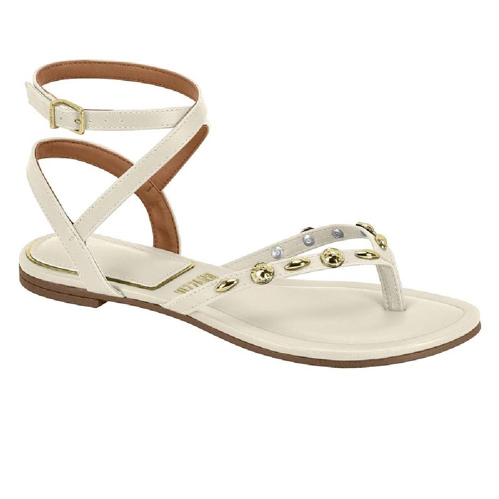 Sandalia Vizzano Rasteira Ref 6528.108.7286 Branco Off 40