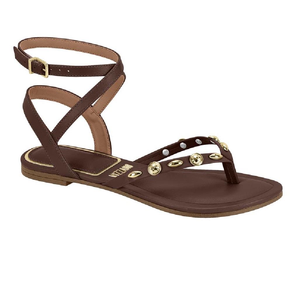 Sandalia Vizzano Rasteira Ref 6528.108.7286 Chocolate 39