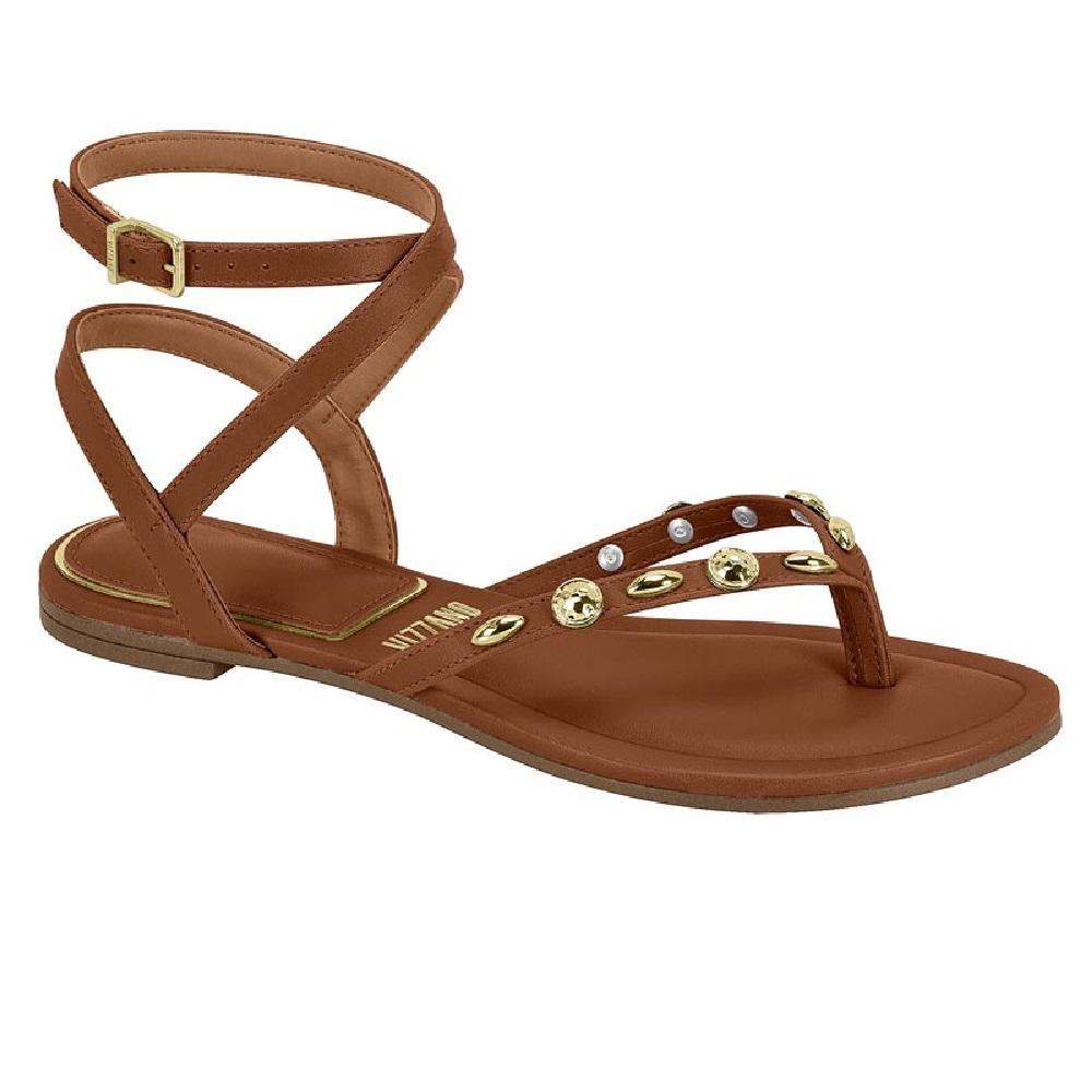 Sandalia Vizzano Rasteira Ref 6528.108.7286 Marrom Claro 35