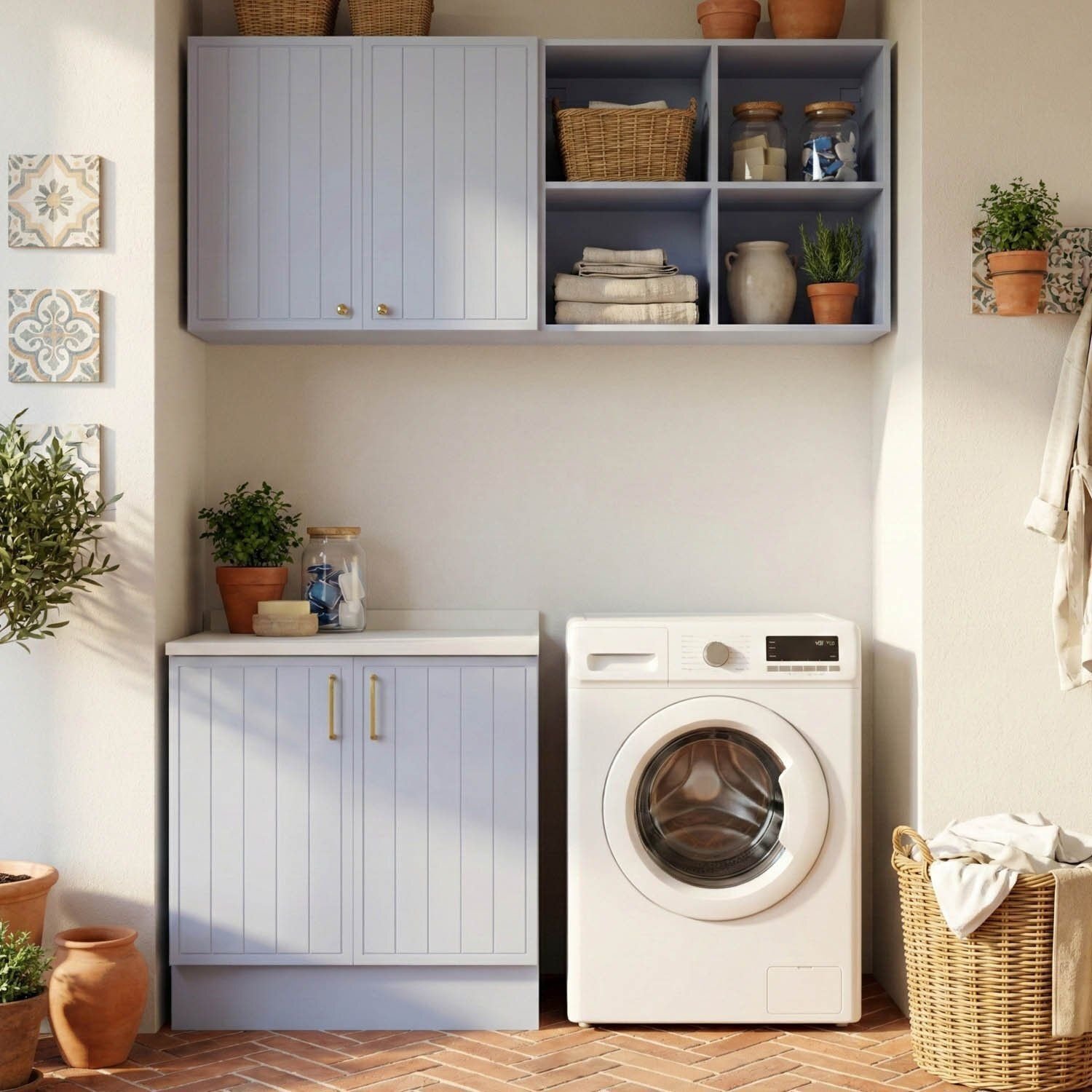Cozinha Modulada 3 Peças 1 Aéreo 1 Balcão 1 Nicho 80cm Com Tampo
