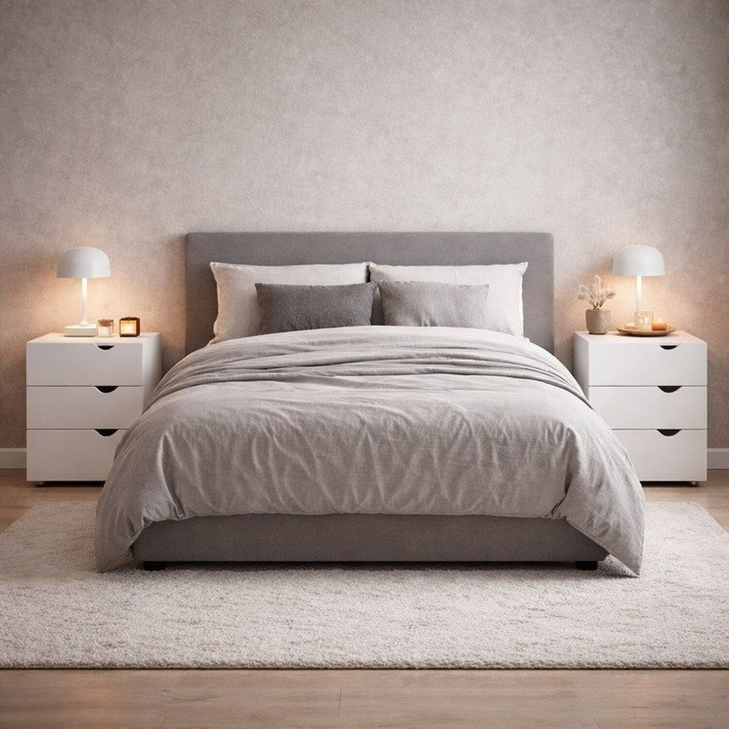 Conjunto 2 Mesas De Cabeceira Porto Branco