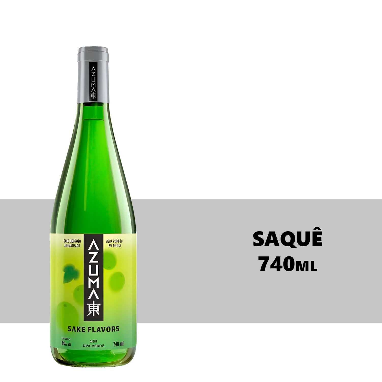 Saquê Azuma Uva Verde Sake Licoroso 740ml - Carrefour