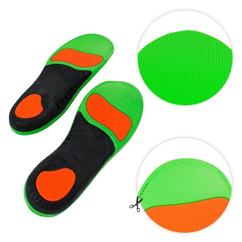 Palmilha Ortopedica De Gel Anatomica Confortavel Absorção De Impacto Tamanho:39 A 41 M - imagem 3