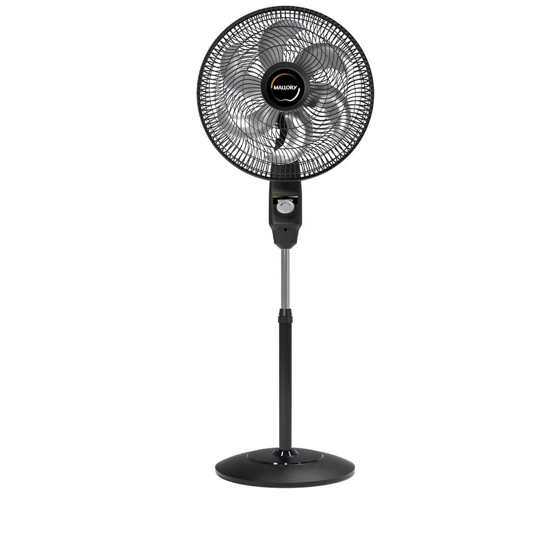 Ventilador De Coluna Mallory Éolo 40 Cm Preto E Grafite 220v