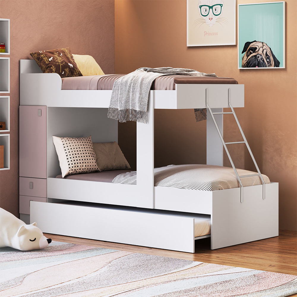 Triliche Em Mdp Com 2 Gavetas E 1 Porta Percasa