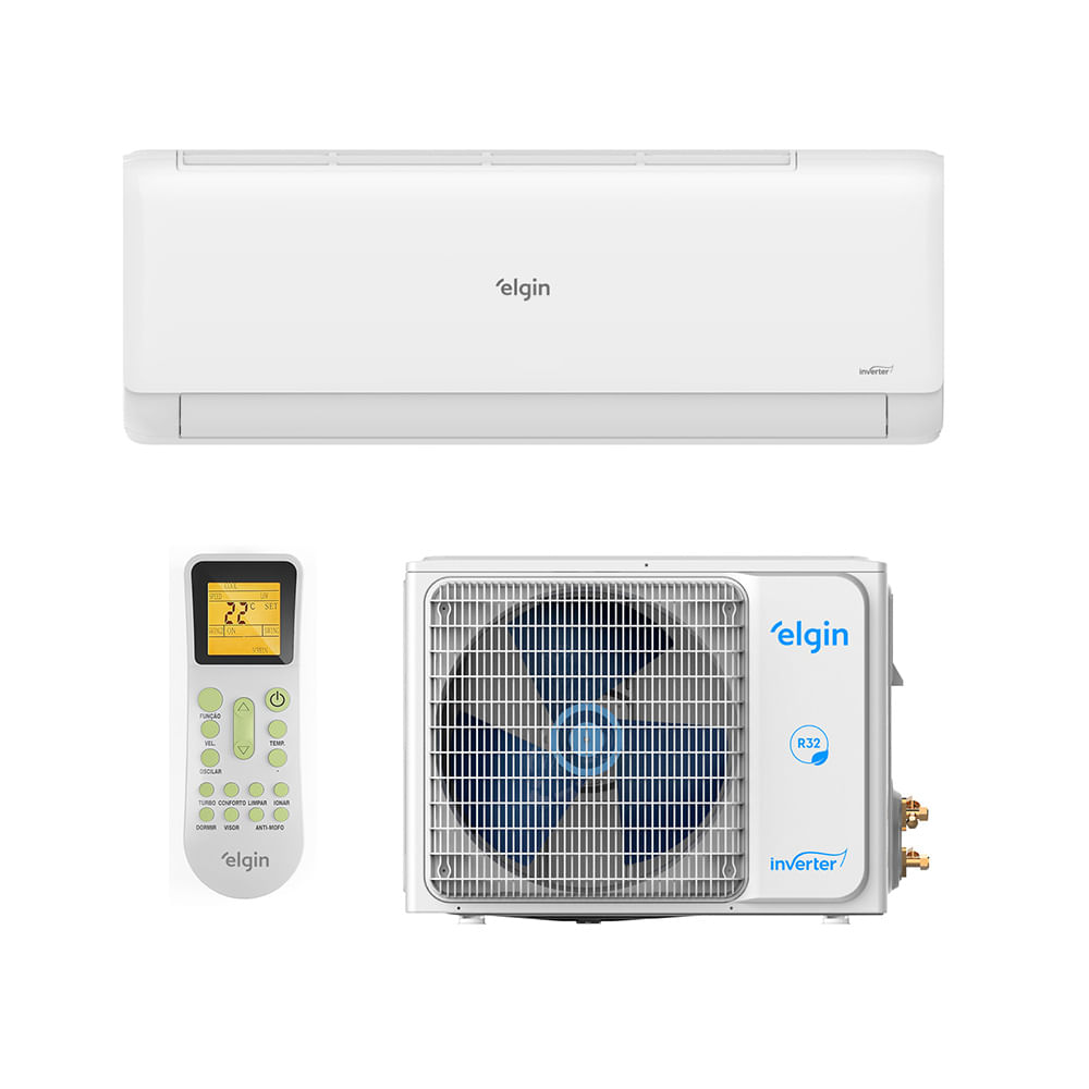 Ar Condicionado Split Hi Wall - Inverter R-32 - Elgin - Eco Iii - Wifi - 9.000 Btus - Frio - 220v Monofásico