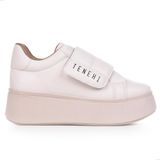 Tênis Feminino Confortável Plataforma Bege 36