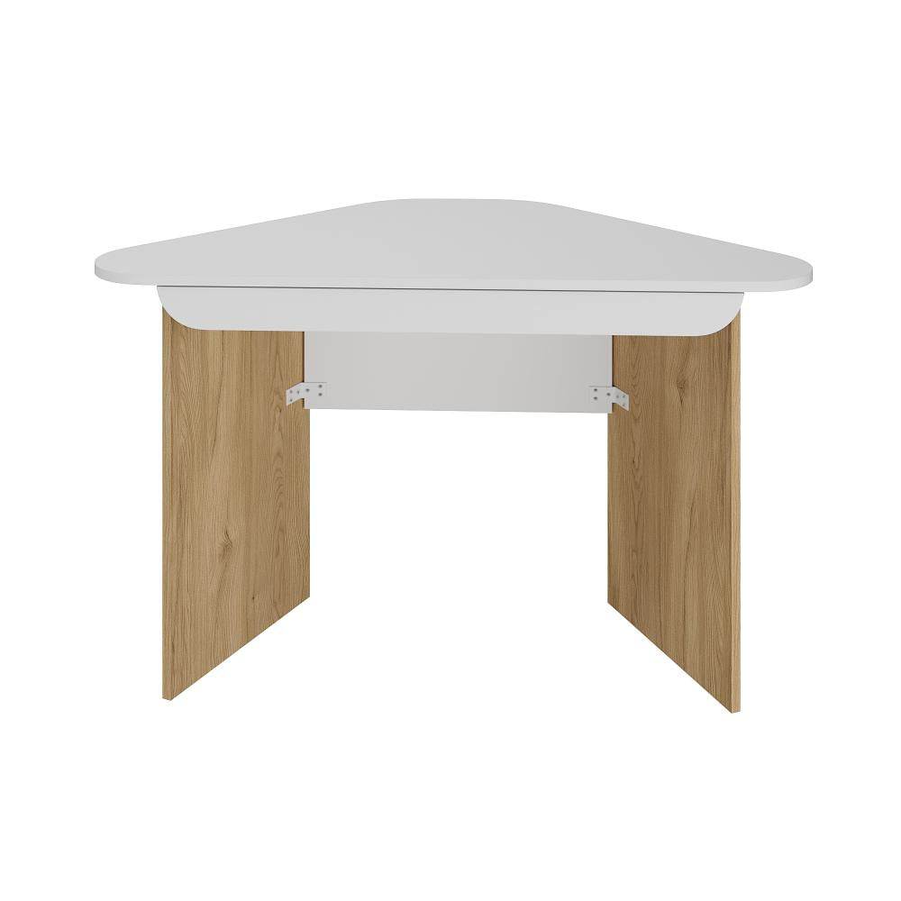 Escrivaninha Trend De Canto 1 Gaveta Olmo/Branco Artany - Carrefour