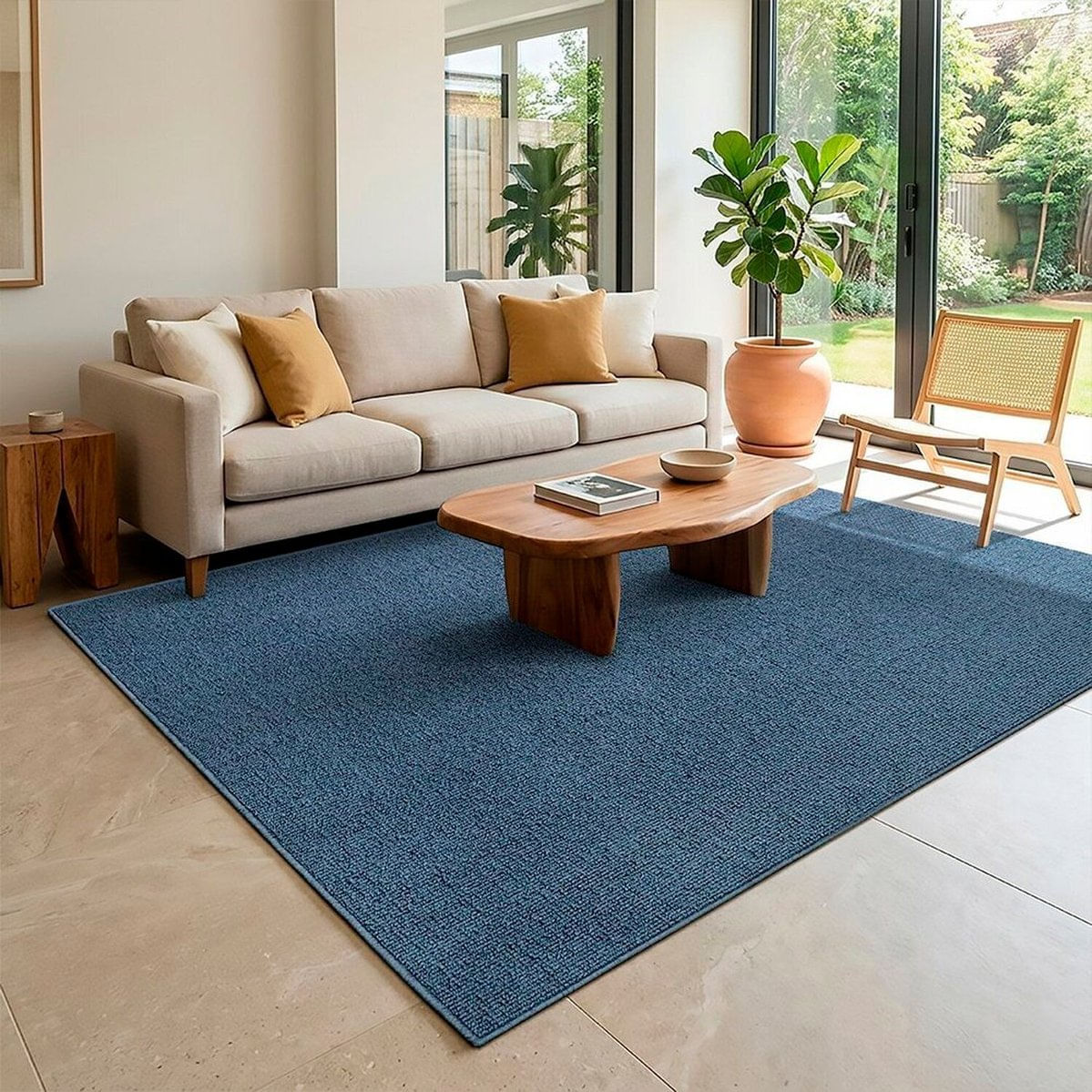 Tapete Retangular 200cmx250cm Colorfull Indigo