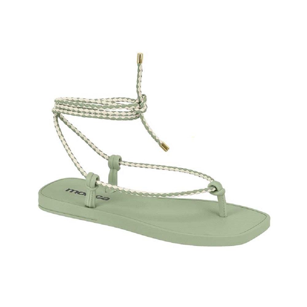Sandalia Moleca Amarração Ref 5552.805.31475 Verde 37
