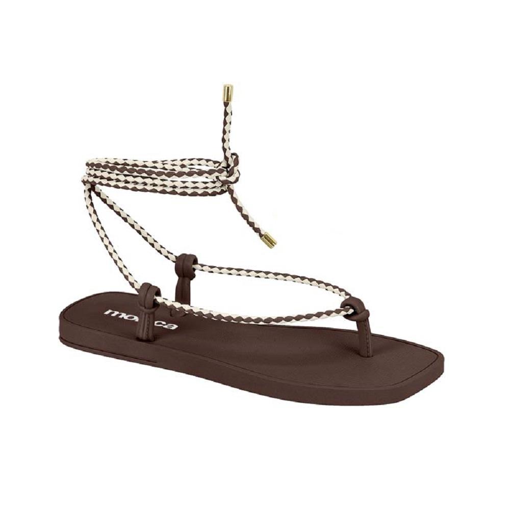 Sandalia Moleca Amarração Ref 5552.805.31475 Marrom 40