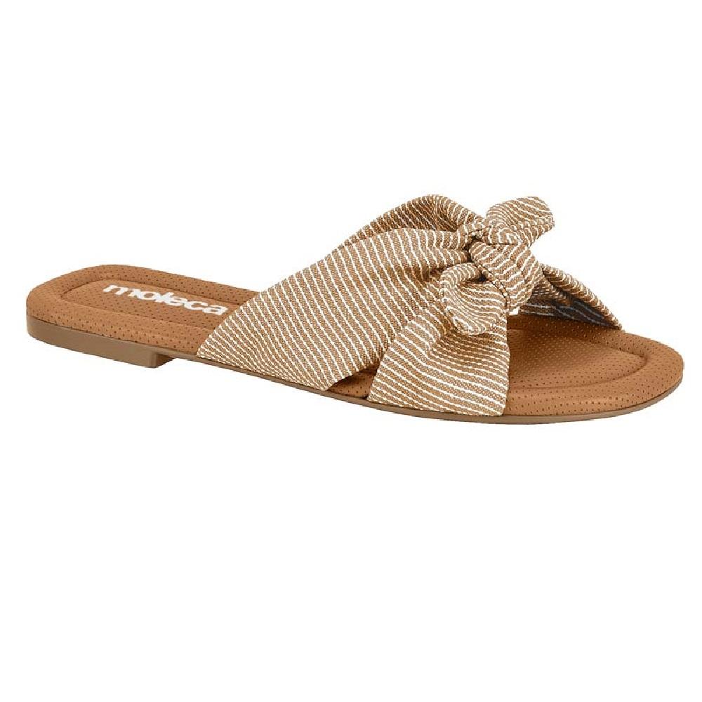 Chinelo Moleca Casual Ref 5570.101.31478 Marrom Claro 37