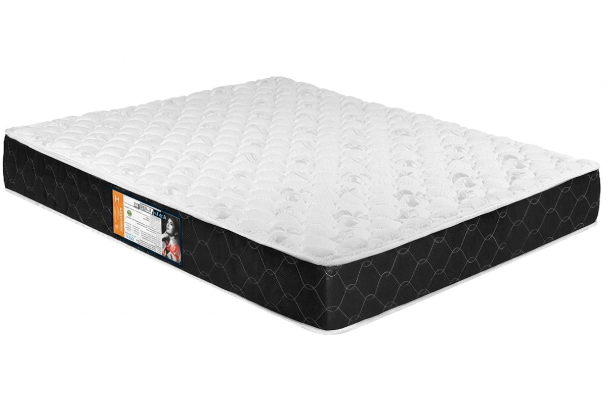 Colchao Castor D33 Black E White Double Face 138x188x25