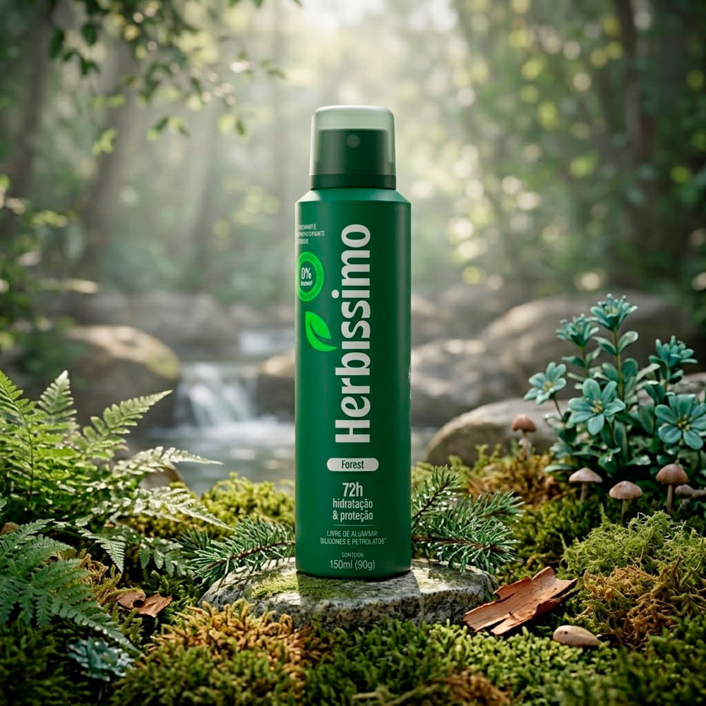 Desodorante Aerossol Herbíssimo Forest Antitranspirante 72h