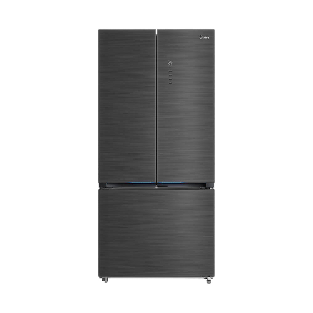 Geladeira/refrigerador 672 Litros 1 Porta Black Inox Multidoor - Midea - Bivolt - Mdrm905mmddx3