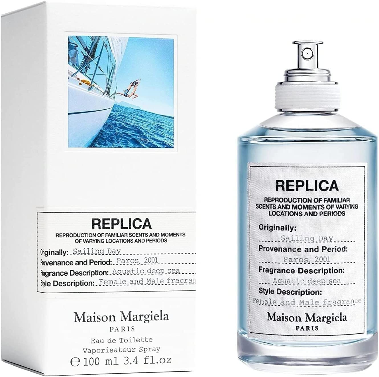香水(男性用) (65) Maison Margiela Replica Sailing Day Perfume Maison Margiela Replica Sailing Day Eau De Toilette 100ml