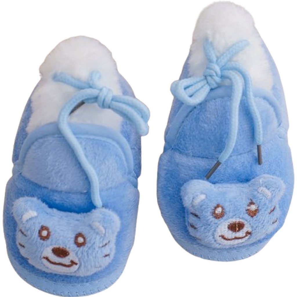 Pantufa Sapatinho Para Bebês Com Ursinho