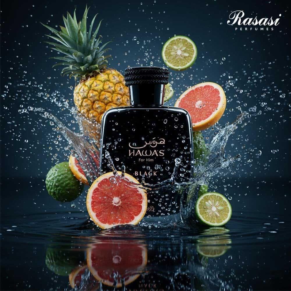 Encontraproduto.com.br - Perfume Rasasi Hawas Black Edp Masculino 100ml