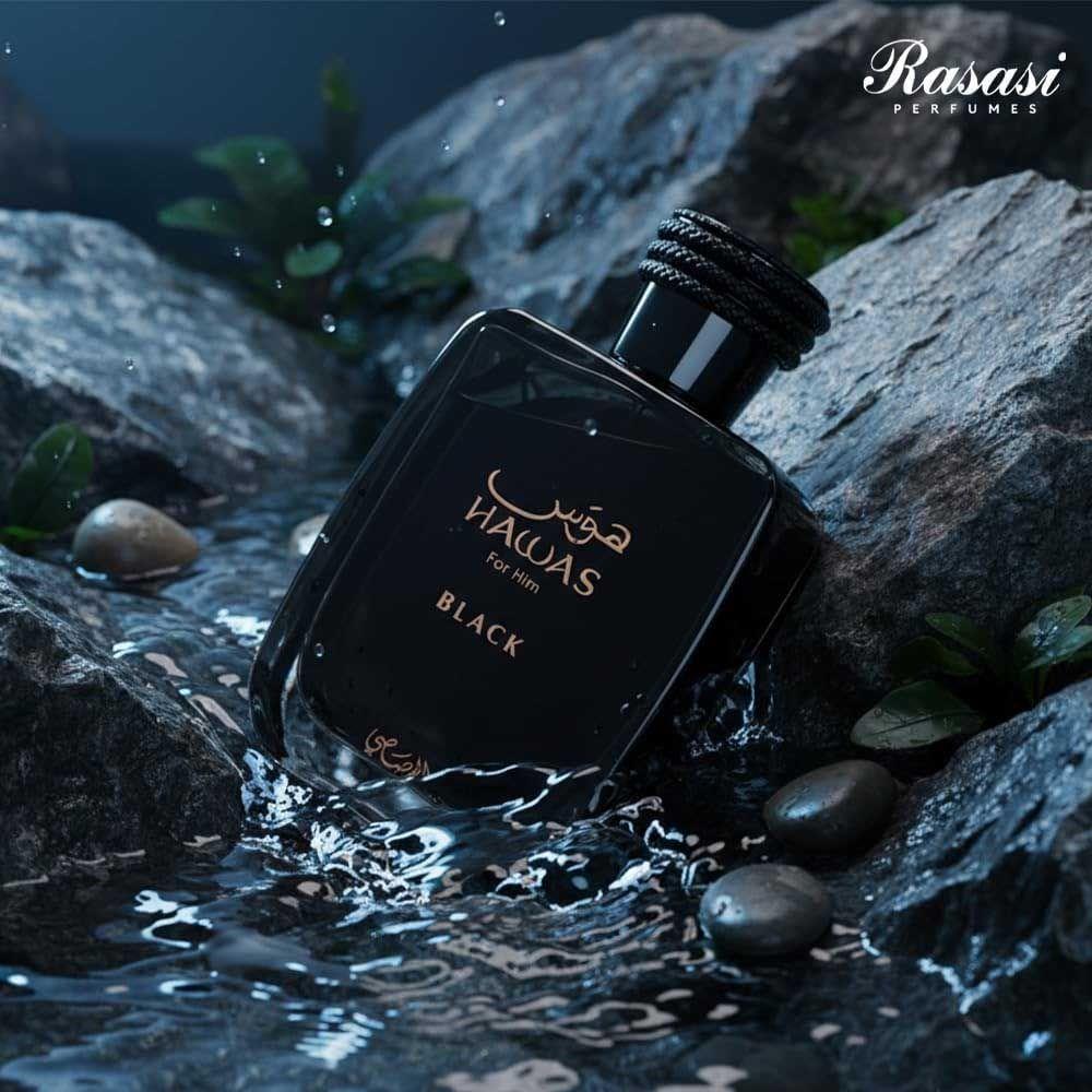 Encontraproduto.com.br - Perfume Rasasi Hawas Black Edp Masculino 100ml