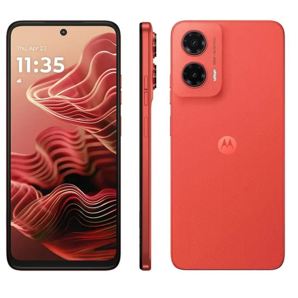 Usado: Motorola G35 128 Gb Vermelho - Excelente