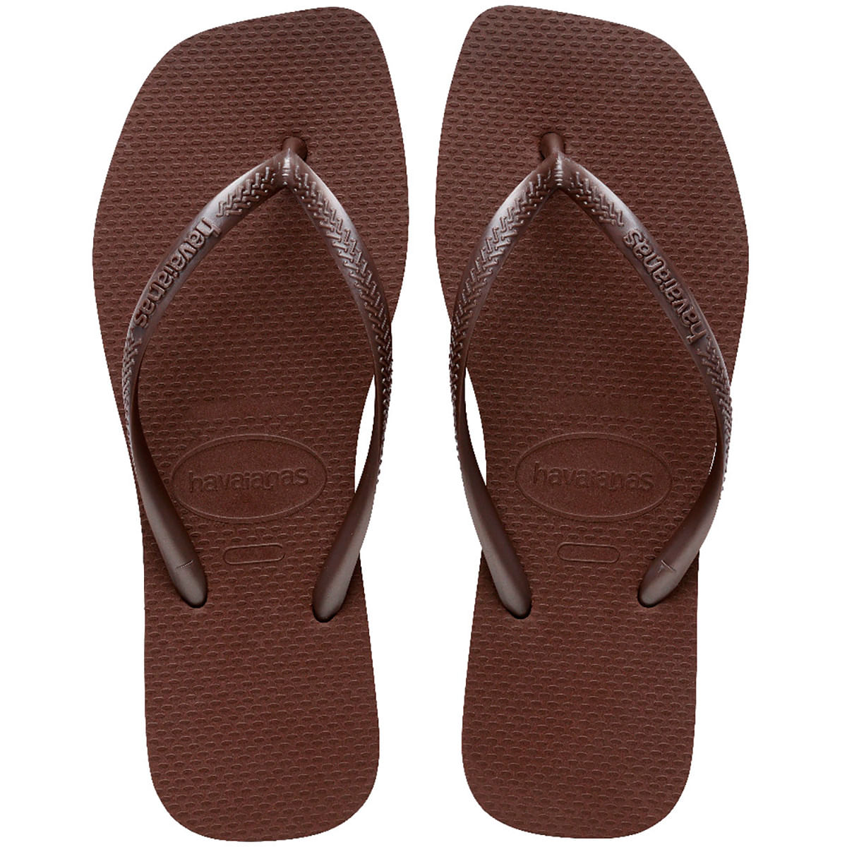 Chinelo Havaianas Slim Square Café