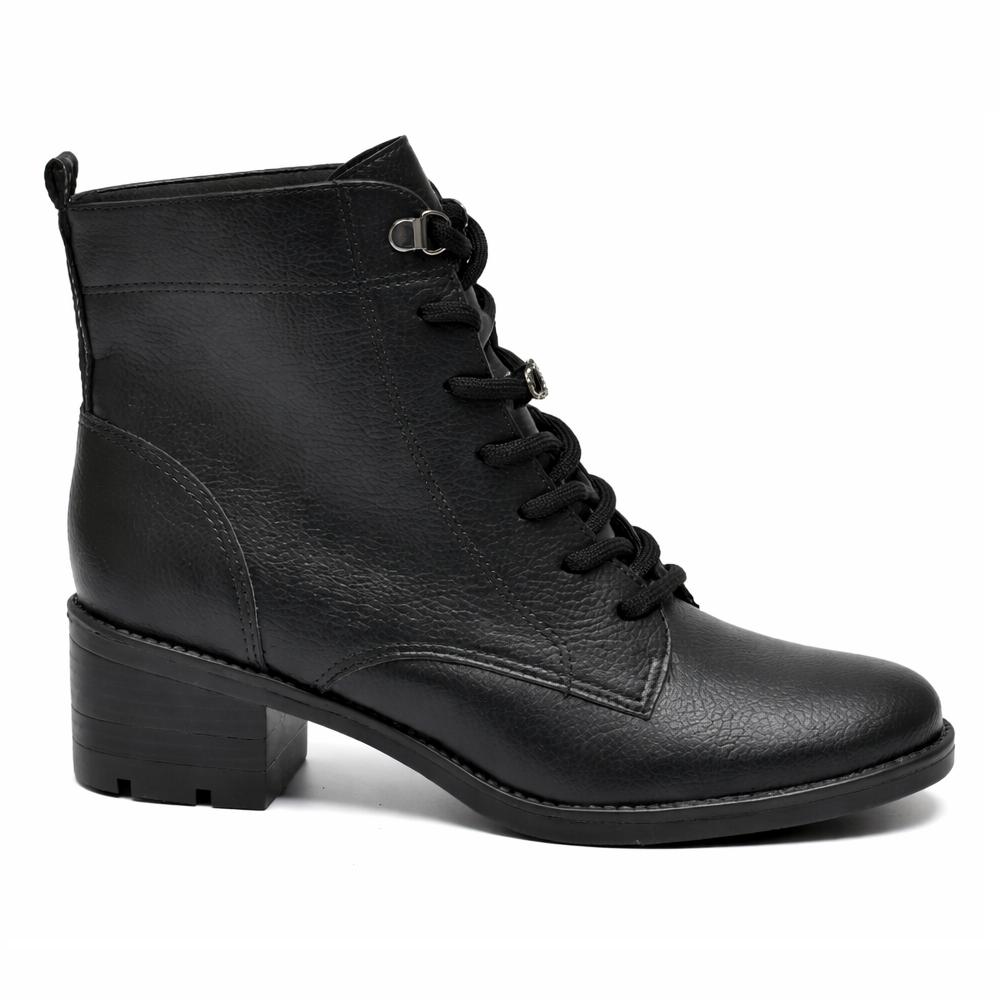 Bota Via Marte Cotunrno Ref 002-002-01 Preto 38