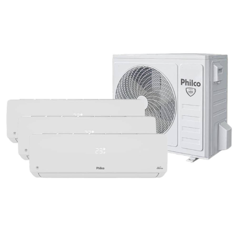 Ar Condicionado Multisplit Tri 36000 Btu(3x12000) Quente/frio - Inverter - Philco - 220v - Pac12qv / Pac32qv