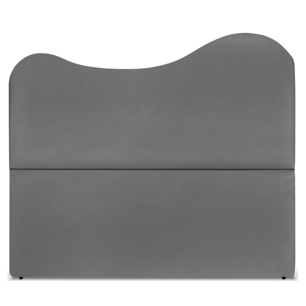 Cabeceira Queen 160 Cm Com Frame Selena Corino Cinza Artte