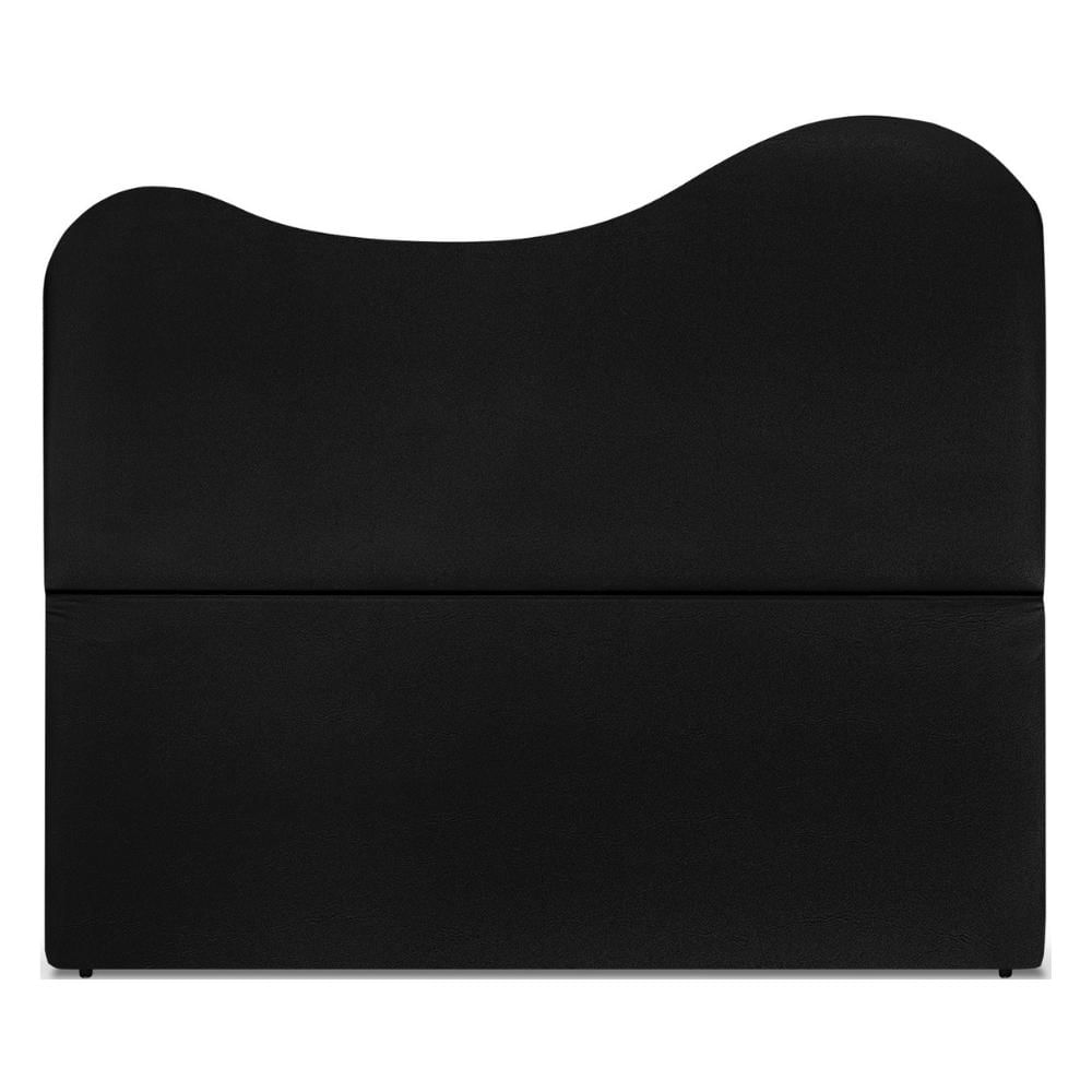 Cabeceira Queen 160 Cm Com Frame Selena Corino Preto Artte