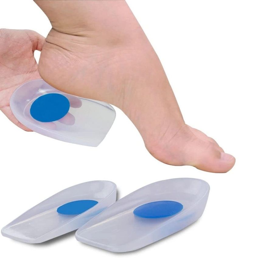 4 Super Palmilha Silicone Fascite Plantar Esporão Calcanhar - imagem 3